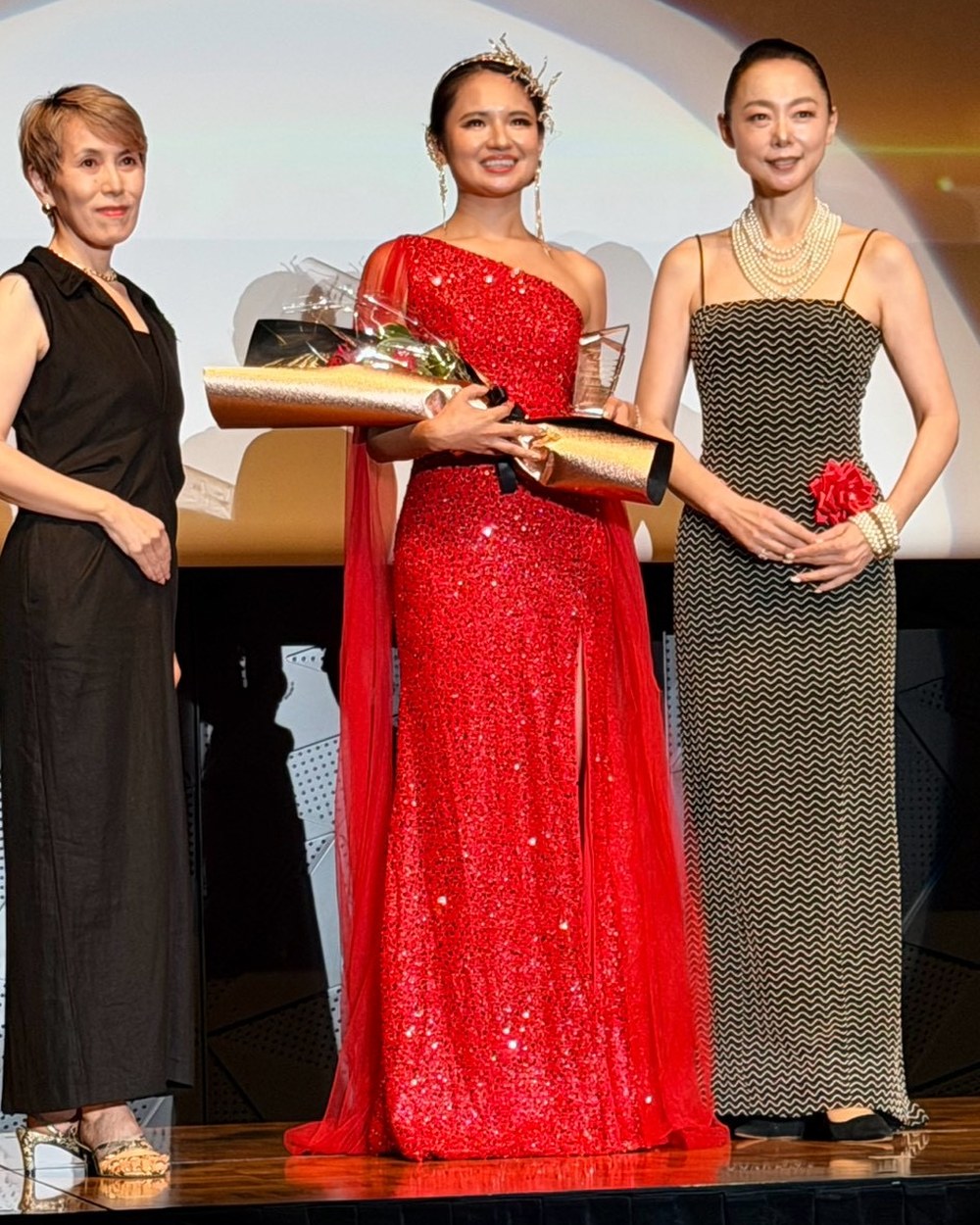 Beauty Japan 東京大会でファッション部門グランプリを受賞した山口聖子